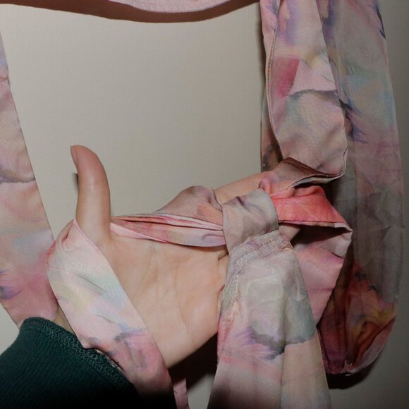 Pink Floral 2 piece romper set - Picture 10 of 16